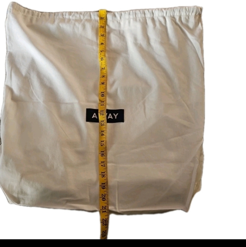 Away Travel Large Canvas Dust Bag Logo Storage Garment Luggage Drawstring Bag — image 8 of 8